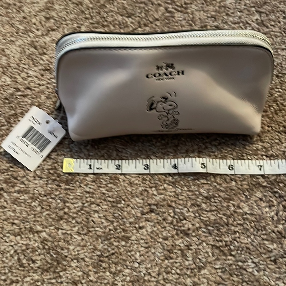 Coach Peanuts Snoopy makeup bag. New with tags.